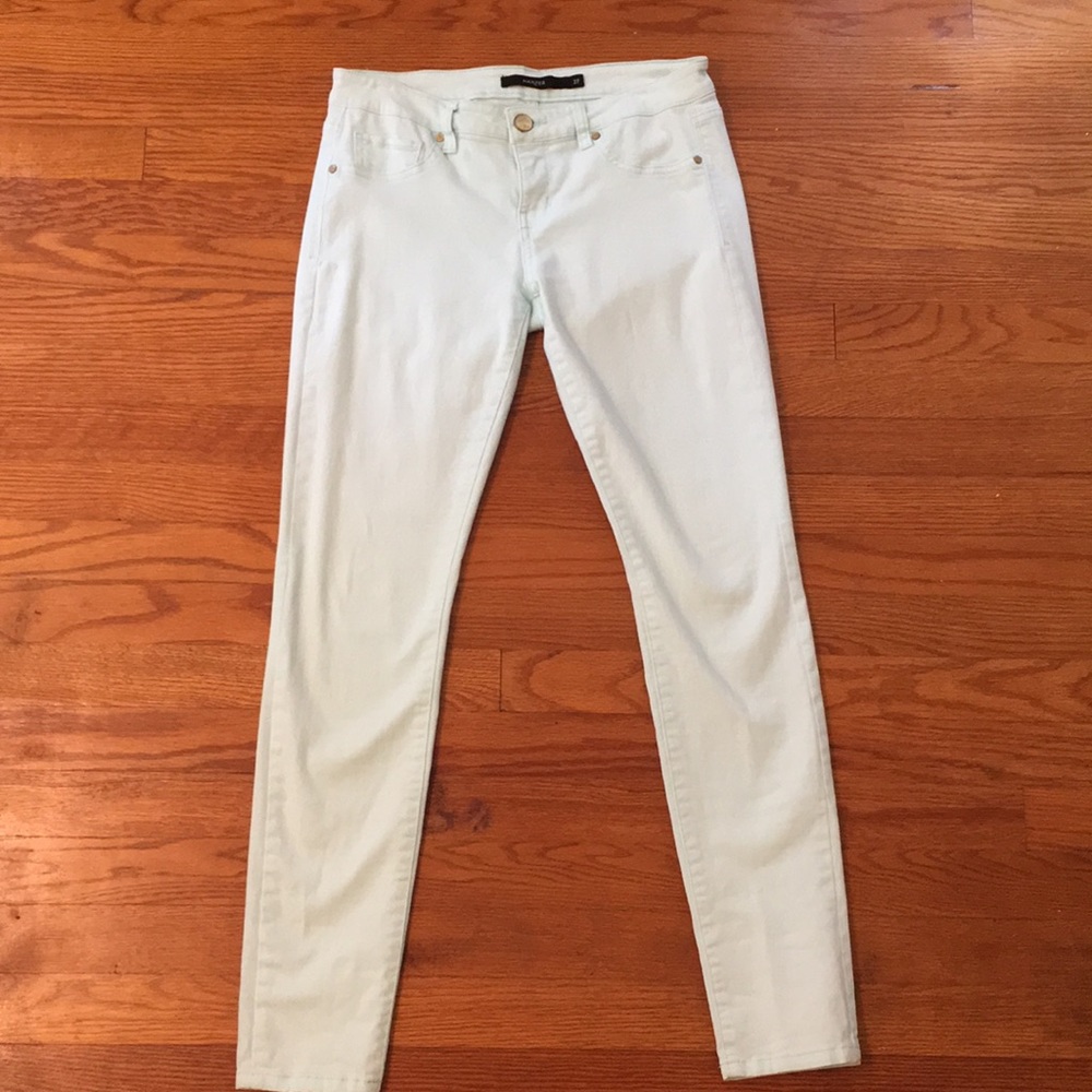 Light blue skinny jeans